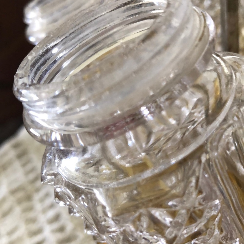 Antique Amber US Glass 1890’s Era Condiments Server - Picture 11 of 14